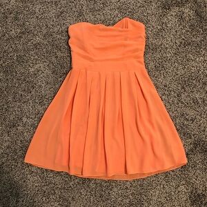 Formal Strapless Mini Dress